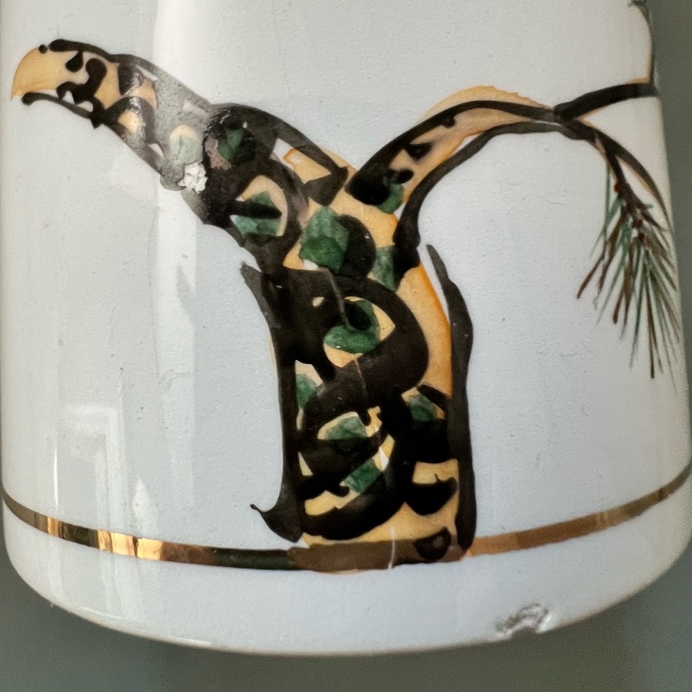Vintage KUTANI WARE Hand Painted JAPAN Porcelain LIDDED Coffee Tea JAR Container - Picture 10 of 17
